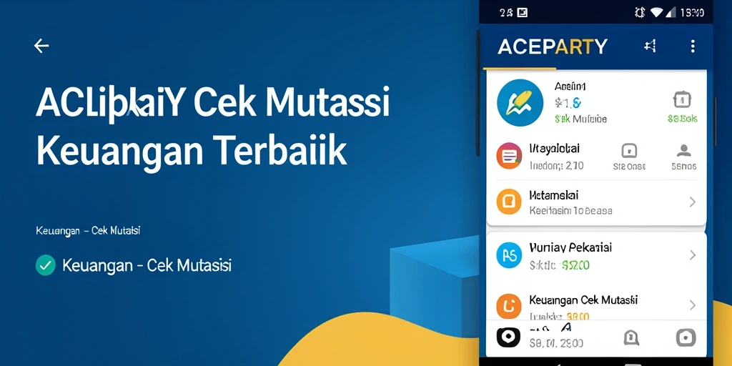 Antarmuka ACEPARTY menampilkan fungsi Cek Mutasi yang jelas dan informatif.